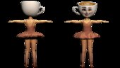 Ballerina Capuchino de italian brainrot